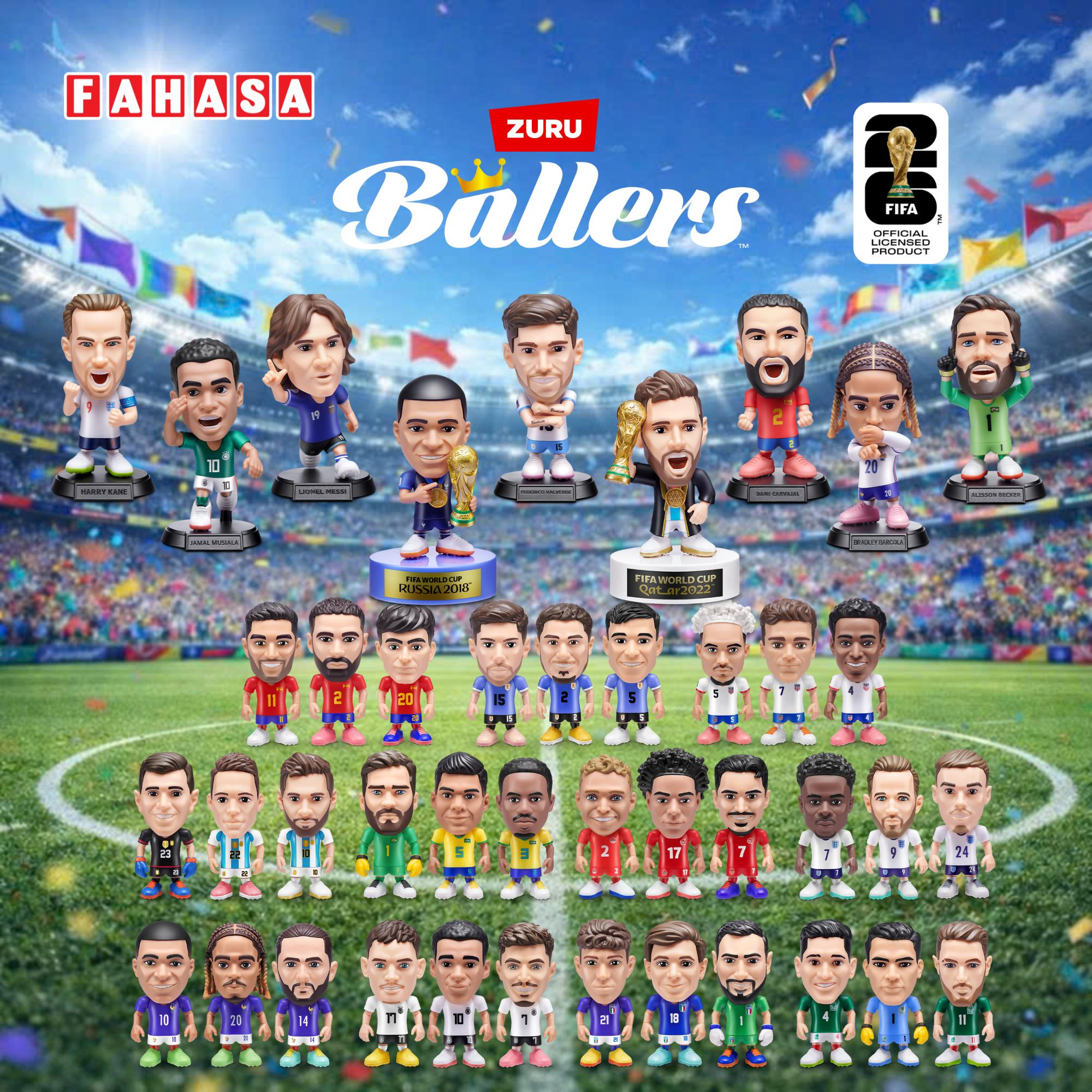 Đồ Chơi Sưu Tầm Fifa Ballers Global - Zuru Toys 77792 (Mẫu Sản Phẩm Giao Ngẫu Nhiên)