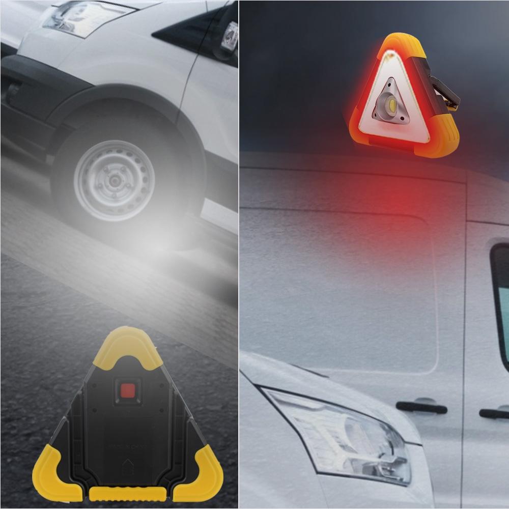 Đèn LED cảnh báo khẩn cấp hình tam giác di động tiện dụng cho xe hơi