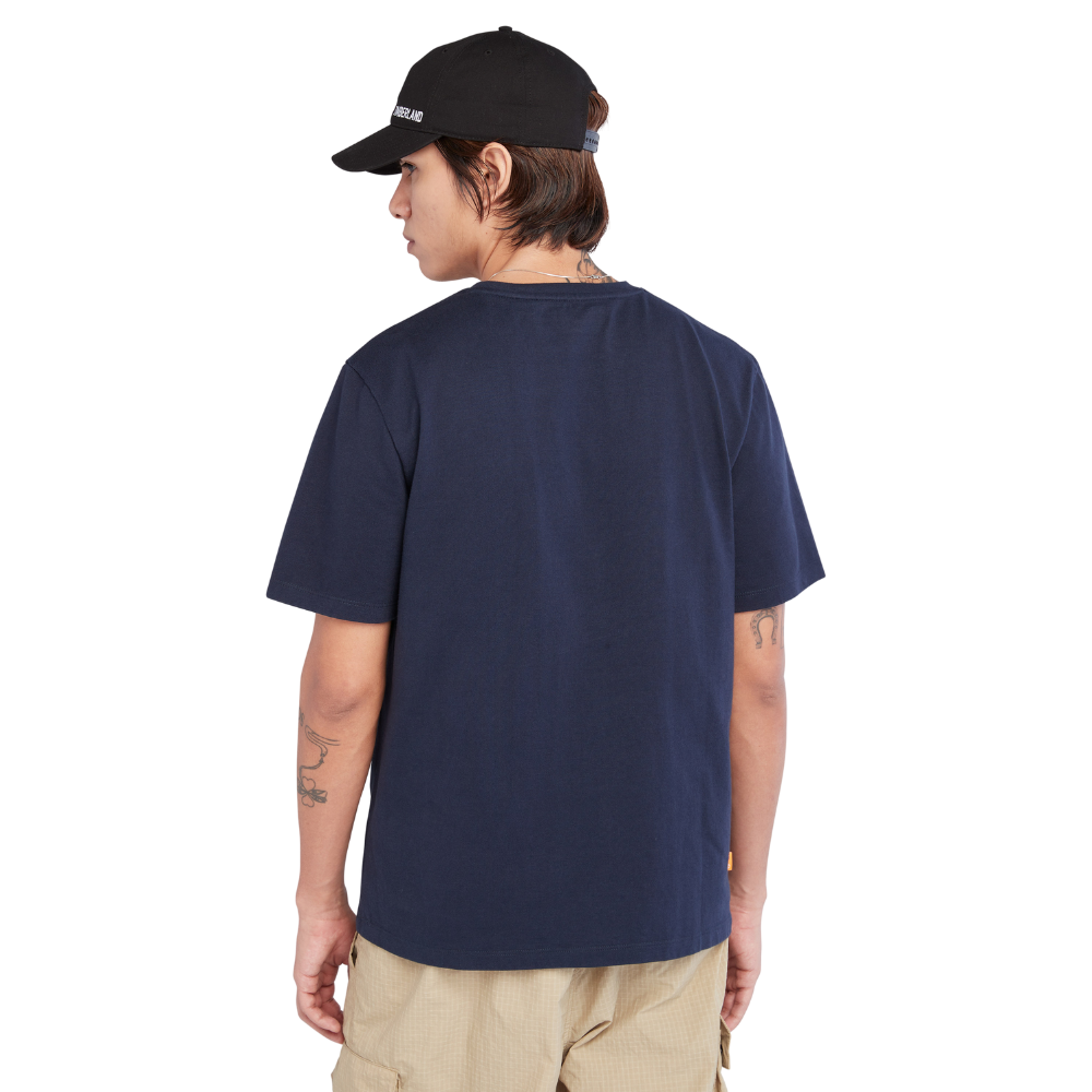 [Original] Timberland Áo Thun Men Mix Media Seersucker Pocket Tee Regular TB0A665N