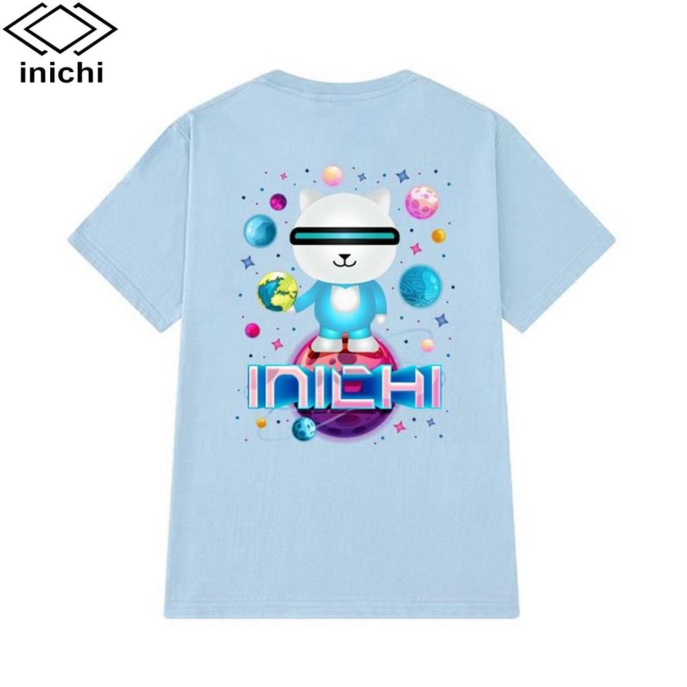 Áo thun unisex INICHI CAT WHITE 4 màu I27