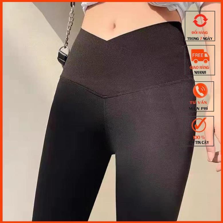 Quần Legging Nữ Cạp Cao gen bụng loại đẹp mới