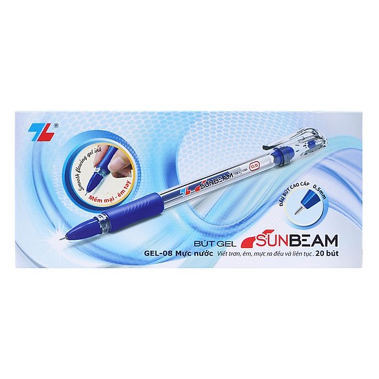 Bút Gel Thiên Long Gel-08 Sunbeam - Màu xanh