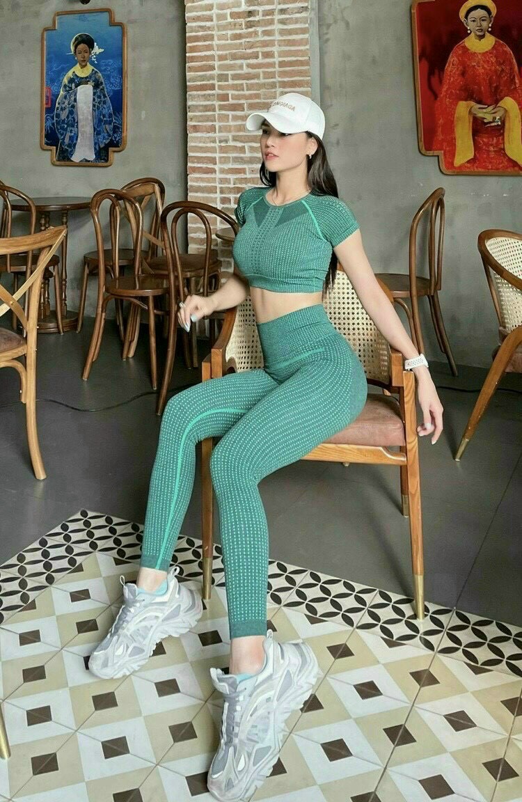 Quần Dài Legging Nữ Lưng Cao Hack Dáng Tập Thể Thao