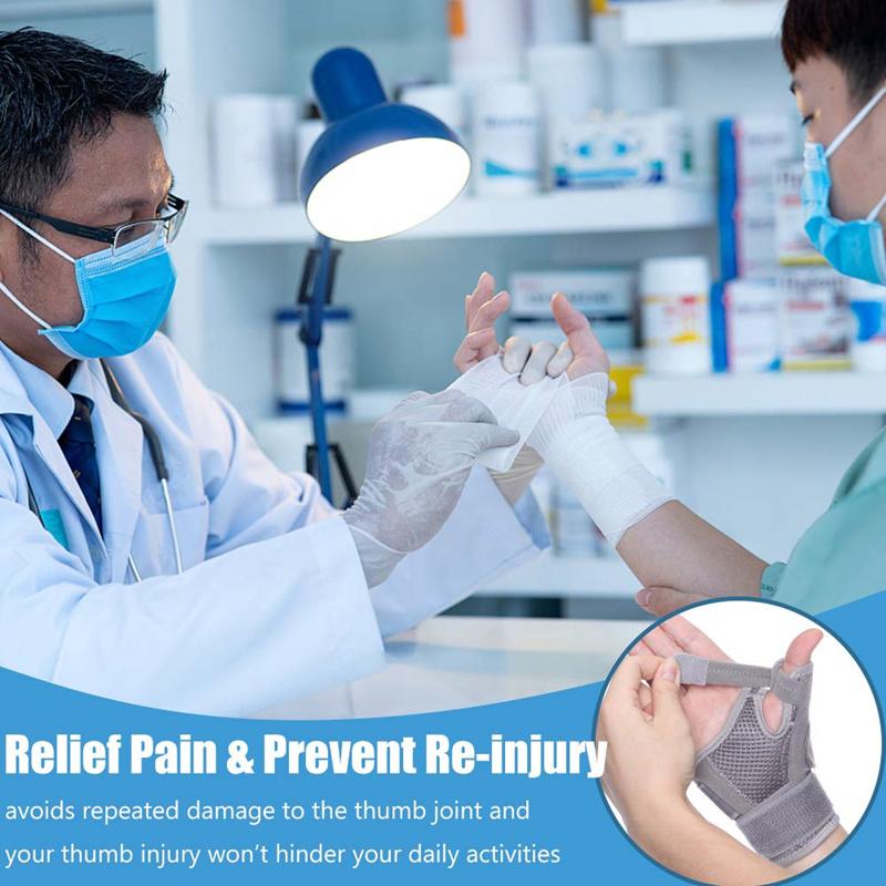 1 Ngón Tay Cái Nẹp Có Hỗ Trợ Cổ Tay Nẹp-Ngón Tay Cái Nẹp Cho Ống Cổ Tay Viêm Gân Giảm Đau Ngón Tay Cái Spica Nẹp Ổn Định Color: Skin Color Size: One Size