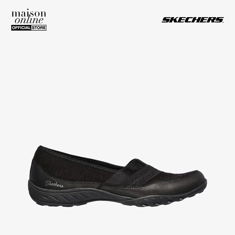 SKECHERS - Giày slip on nữ Breathe Easy 100211-BLK