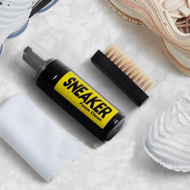 Bộ kit CAO CẤP vệ sinh giày Sneaker Cleaning 150ml có kèm bàn chải và khăn