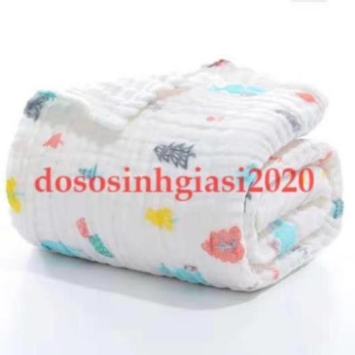 Chăn cho bé-Chăn sợi tre 6 Lớp/ Mền sơ sinh
