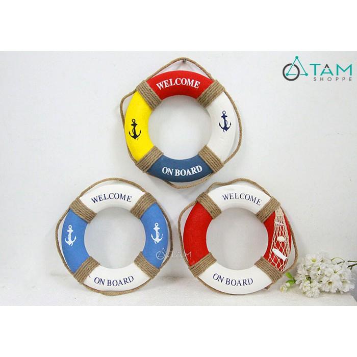 Phao cứu sinh trang trí Welcome cỡ trung PCS-03