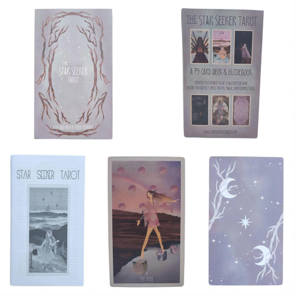 [Size Gốc] Bộ Bài Star Seeker Tarot 78 Lá Bài 7x12 Cm Tặng Đá Thanh Tẩy