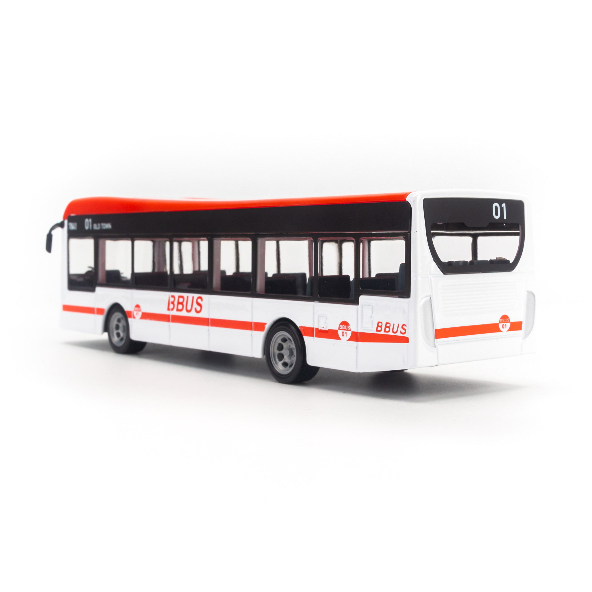 Mô hình xe Bus City long 19cm Bburago 18-32102