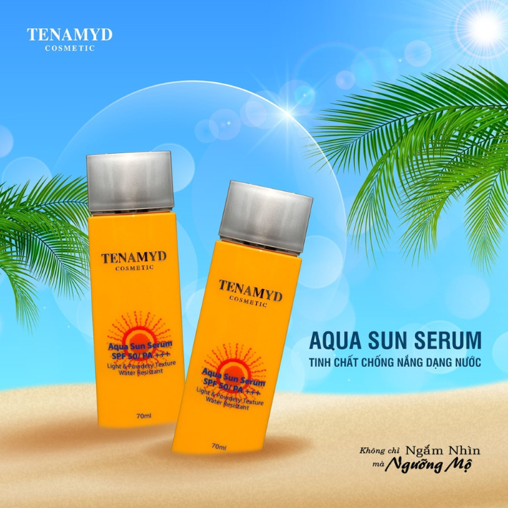 Tinh Chất Chống Nắng Tenamyd Aqua Sun Serum Skincare SPF 50/ PA+++ 70ml