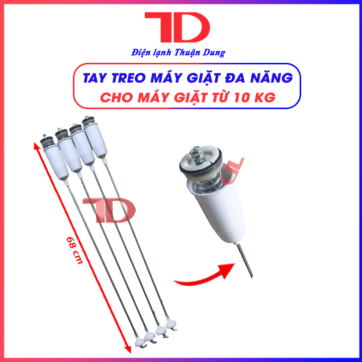 Tay treo máy giặt đa năng cho máy giặt từ 10kg trở lên - Điện Lạnh Thuận Dung