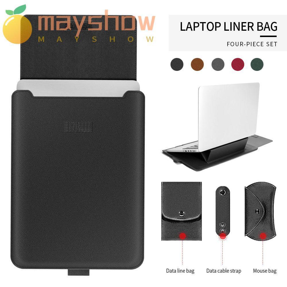 Túi da PU đựng laptop 11/13/15 inch chống sốc đa năng nhiều màu tùy họn