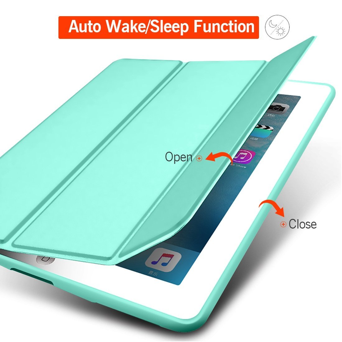 Bao da doanh nhân PKCB silicone dẻo - Smart cover dành cho iPad mini 123 - Hàng Chính hãng