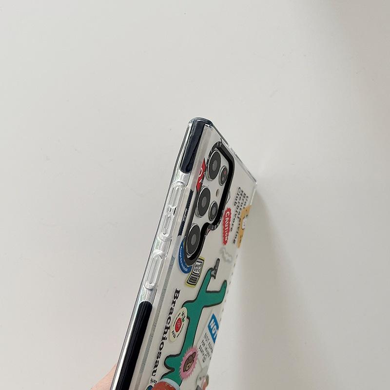 Ốp Lưng Khủng Long Cho Samsung S23 Ultra / S22 Ultra / S23 Plus / S22 Plus Silicon Chống Sốc - BUM STORE GALAXY CASE