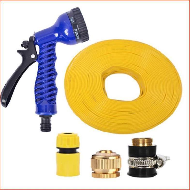 Bộ dây và vòi xịt tăng áp lực nước,rửa xe, tưới cây 20m 206843