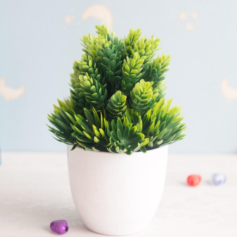 Cây dứa giả may mắn tài lộc Hoa giả chụp ảnh cao cấp decor phòng khách trang trí để bàn ML23