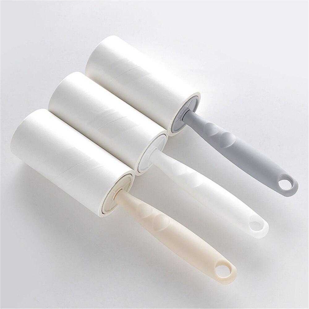 High Quality 60 Sheets with Handle Brush Dust Remover Sticky Clothes Pet Dog Hair Fabric Fluff Roller Cleaner Accessories Roller