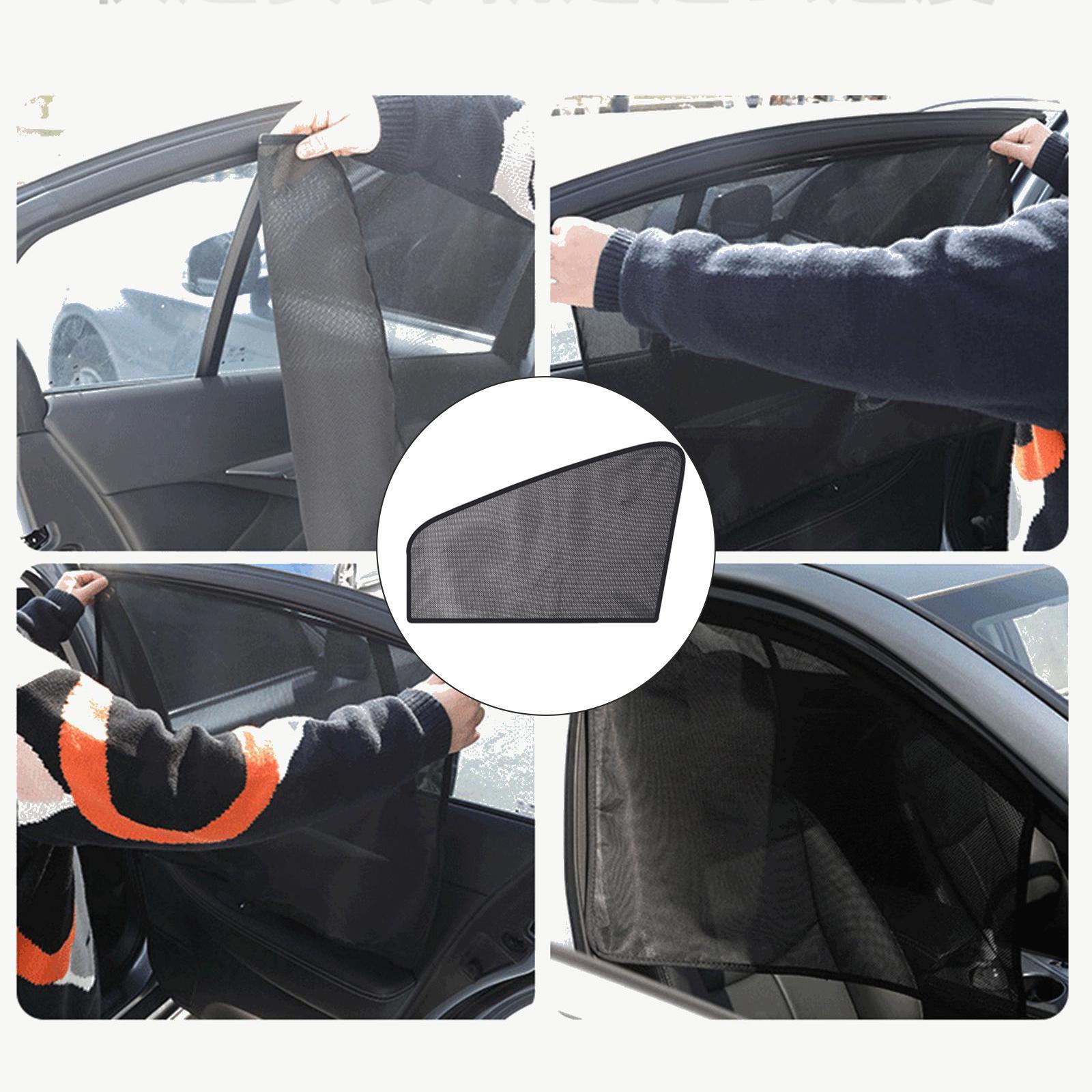 Car Side Window Sun Shade Portable Car Blinds Car Window Screen Front