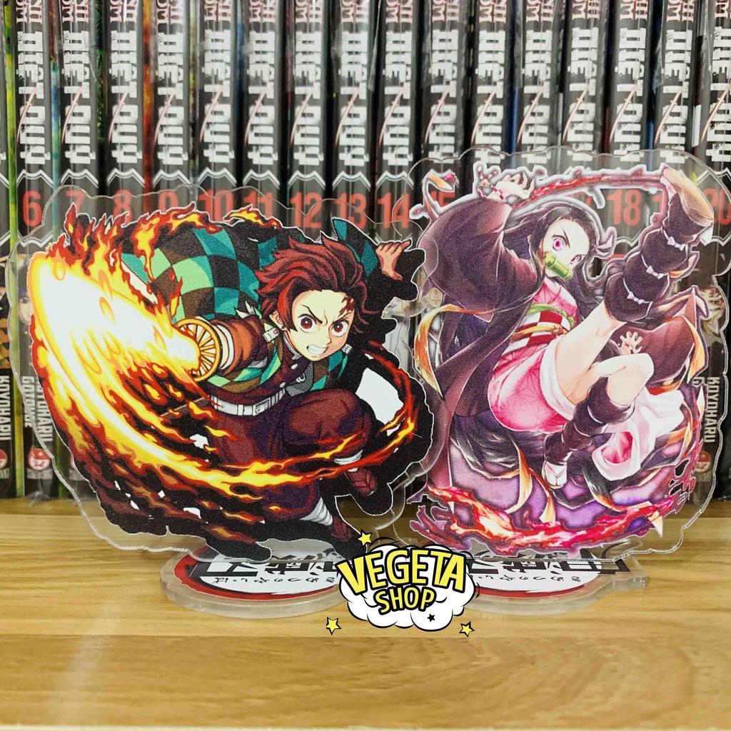 Mô Hình Tượng Standee Acrylic Mica 1 mặt - Thanh Gươm Diệt Quỷ Kimetsu No Yaiba - Tanjiro Nezuko Giyu Rengoku