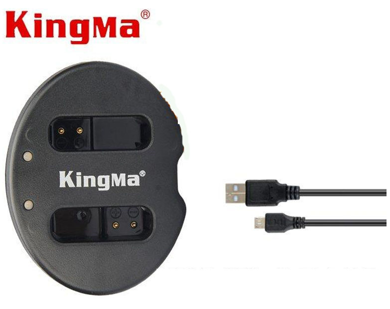 Bộ 1 pin 1 sạc đôi Kingma for Canon NB-12L, Hàng chính hãng