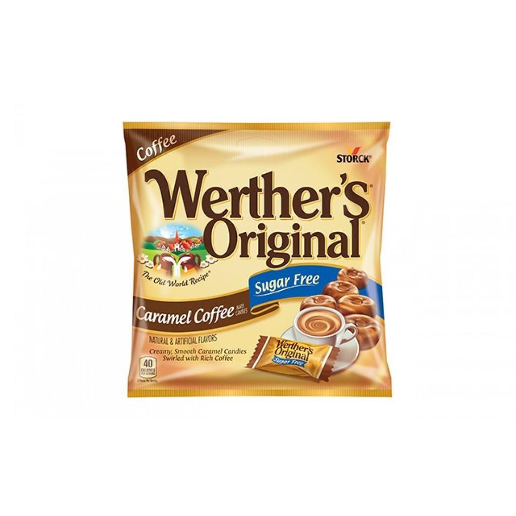 Kẹo caramen phủ socola hiệu Werther's Original (không đường) 50g-120g