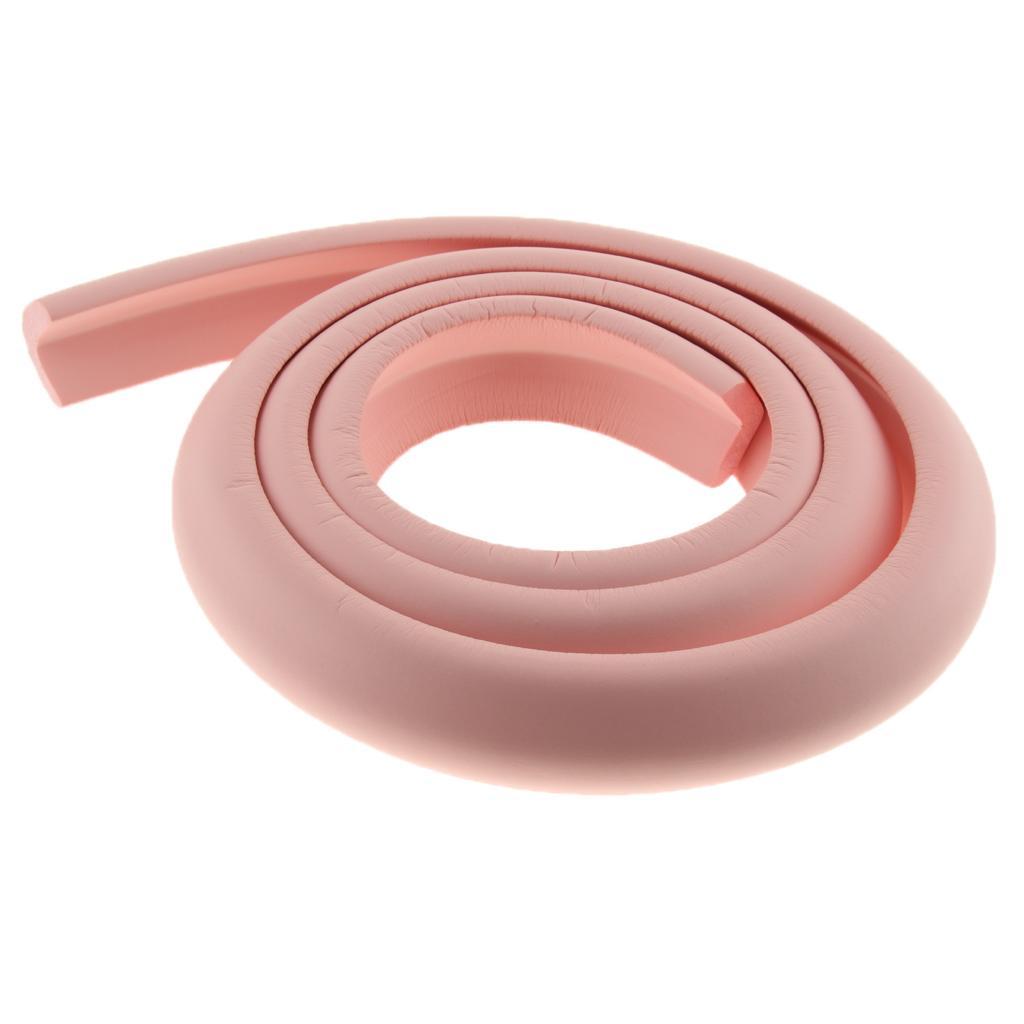 2M Length Child Indoor L Shape Rubber Strap Edge Guard Baby Safety Corner Protection Cushion