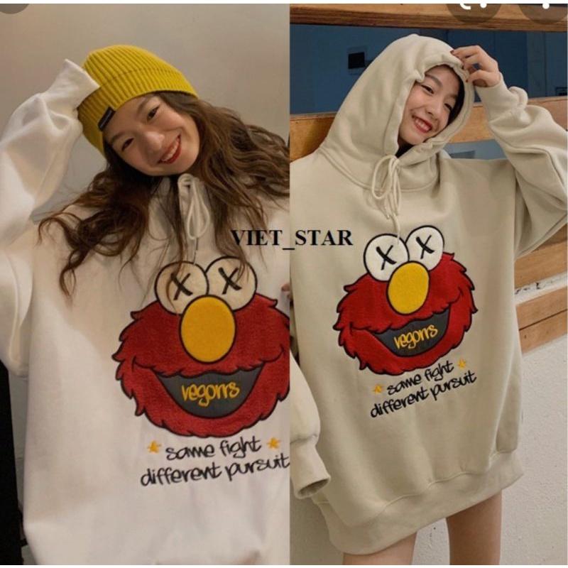 Áo khoác Hoodie form rộng tay dài Unisex nam nữ chất nỉ mềm mịn siêu sinh