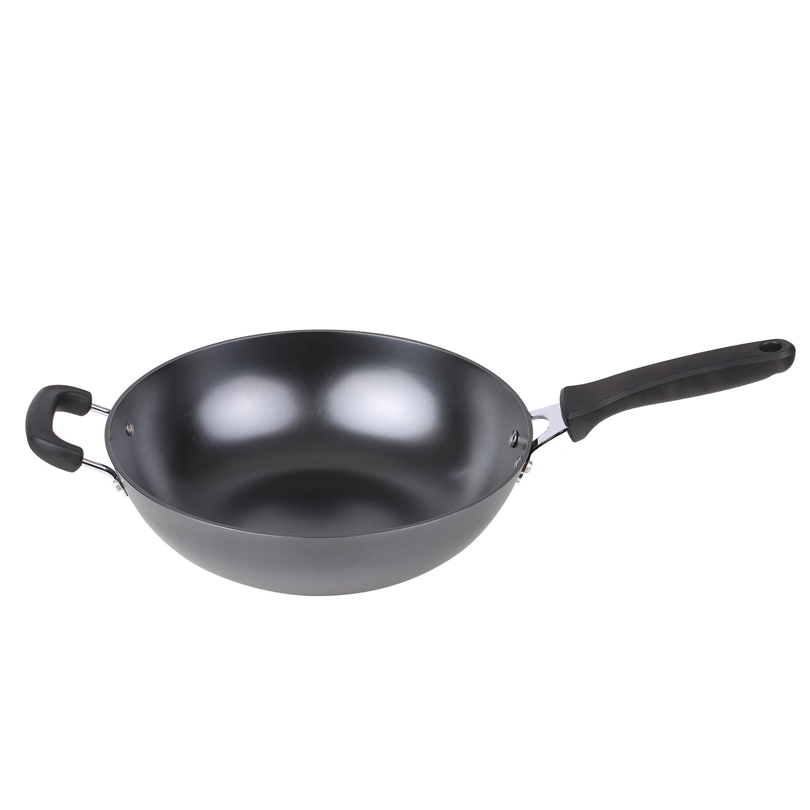 Chảo chống dính bằng gang đường kính 13 inch có đáy phẳng dùng để nấu nướng