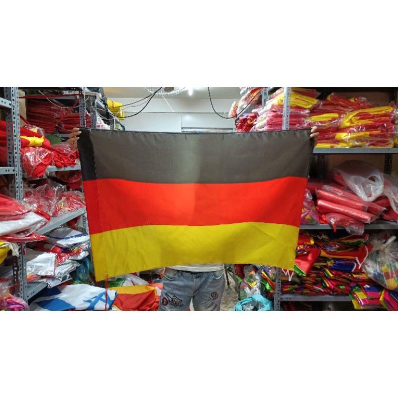 Quốc kỳ Đức 80x120cm in thẩm thấu 1 lớp vải