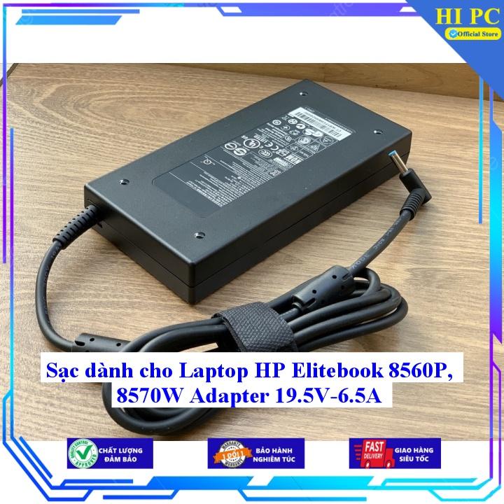 Sạc dành cho Laptop HP Elitebook 8560P 8570W Adapter 19.5V-6.5A - Hàng Nhập khẩu