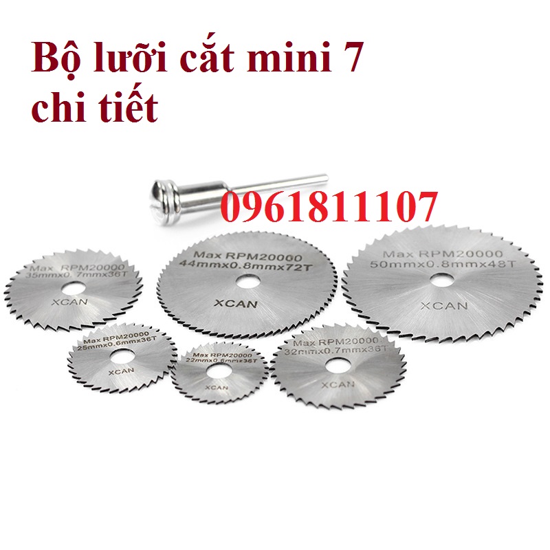 Bộ lưỡi cắt mini V2 chế máy cắt