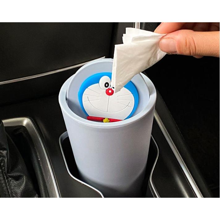 Thùng đựng rác mini dạng ly để khay nước, cánh cửa xe hơi gắn họa tiết xinh xắn- Hoàng Đông Shop.