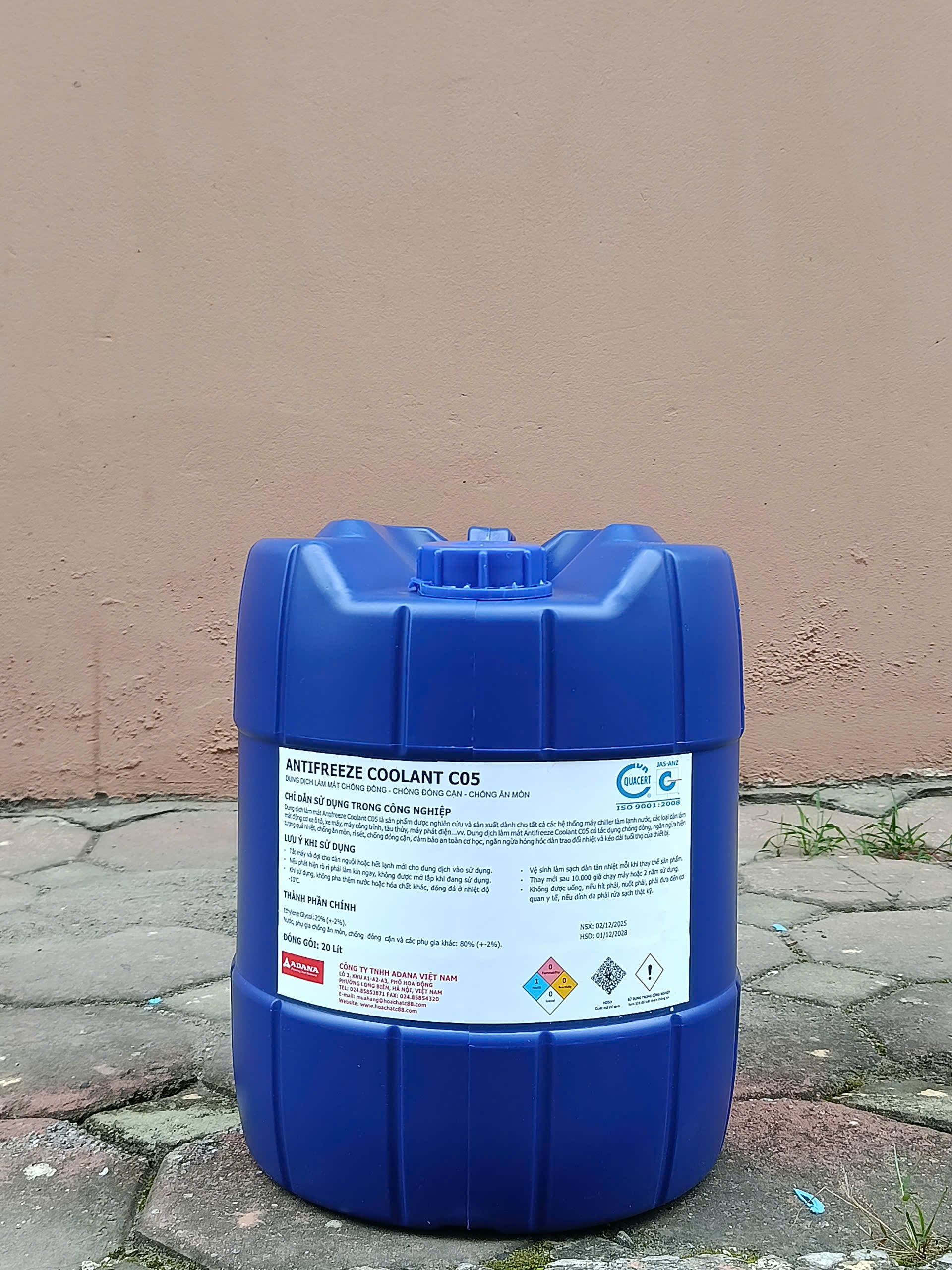 Nước làm mát chiller máy lạnh