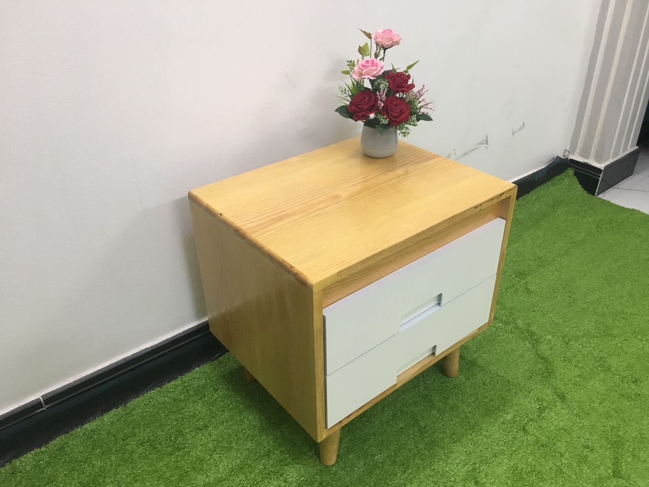 Kệ tủ đầu giường có hộc kéo Pn1-KT50x40x50