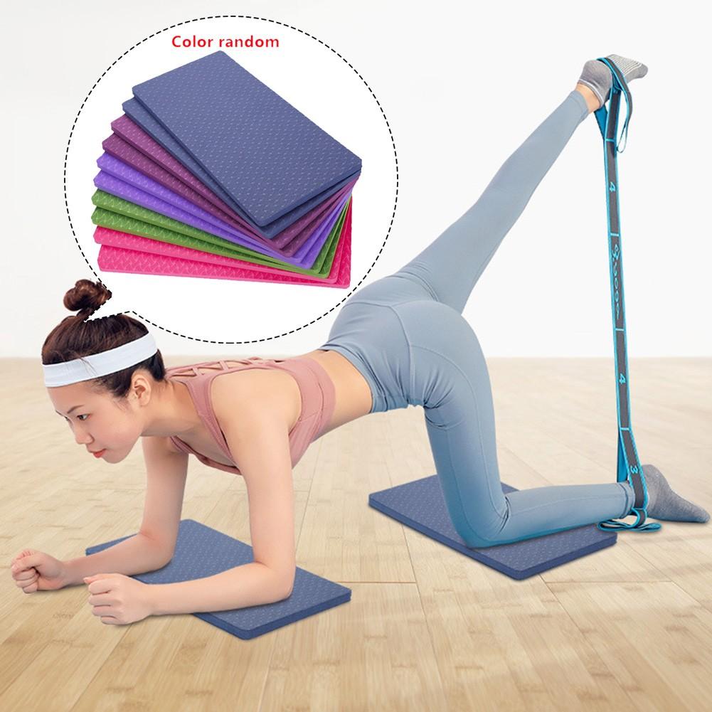 Yoga mat yoga đầu gối TPE đệm mềm TPE 340X17X 6 mm cho tập thể dục tập thể dục tập thể dục yoga tập luyện pilates thể thao màu sắc ngẫu nhiên