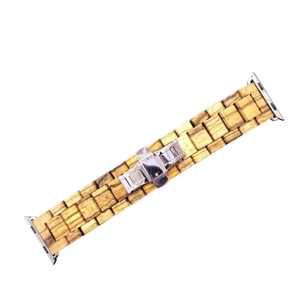 Sandalwood Watch Strap Band Clasp for  /2/1 42mm Light Brown