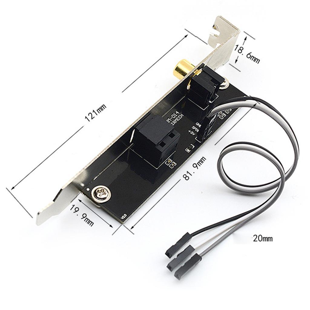 Optical Fiber Card,24Bit 192KHz Multi-Channel