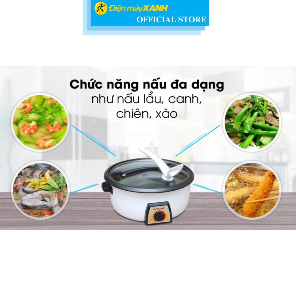 Nồi lẩu điện Sunhouse SHD 4521 3 lít - Hàng Chính Hãng