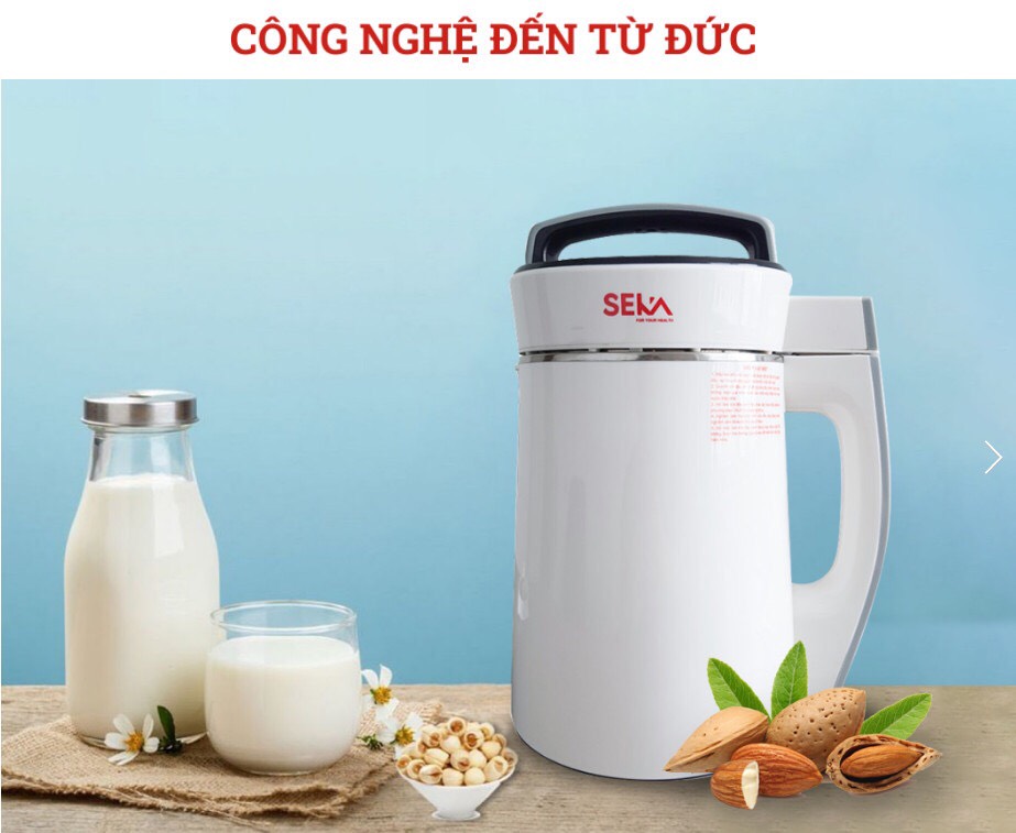 Máy làm sữa đậu nành đa chức năng dung tích 1,8 lít hàng cao cấp