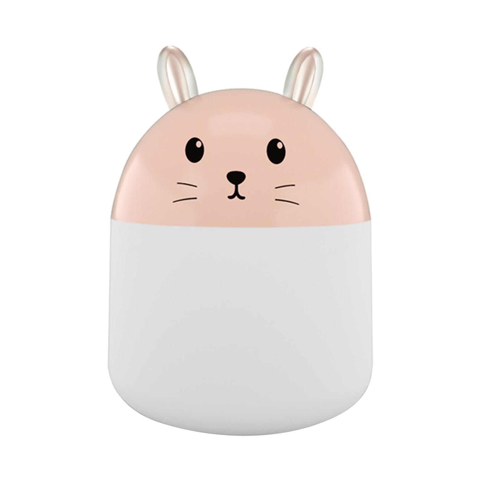 Cute Rabbit Wireless Humidifier Micro USB W/ 250ml Water Tank for Tabletop