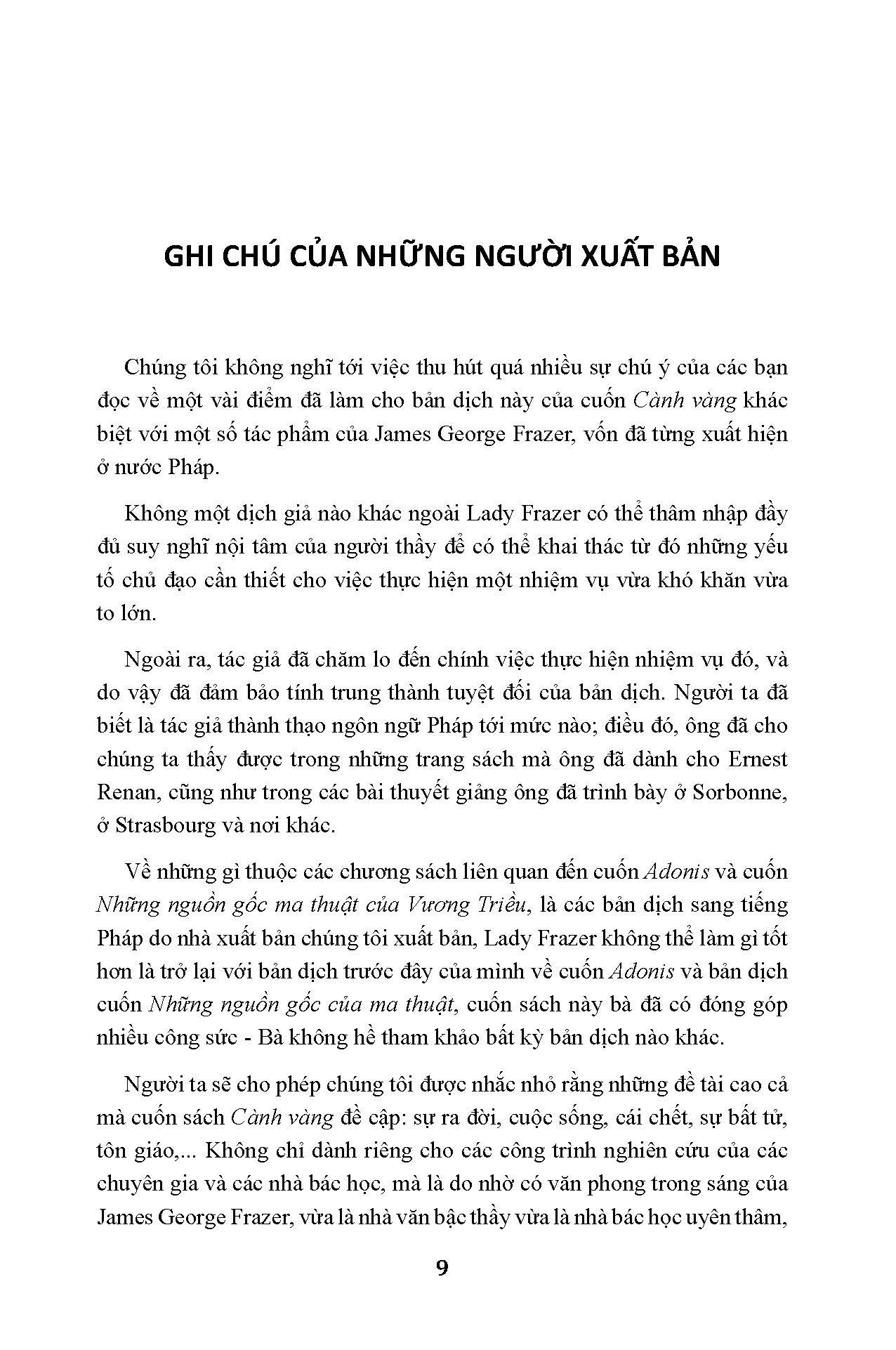Cành Vàng Bách Khoa Thư Về Văn Hóa Nguyên Thủy