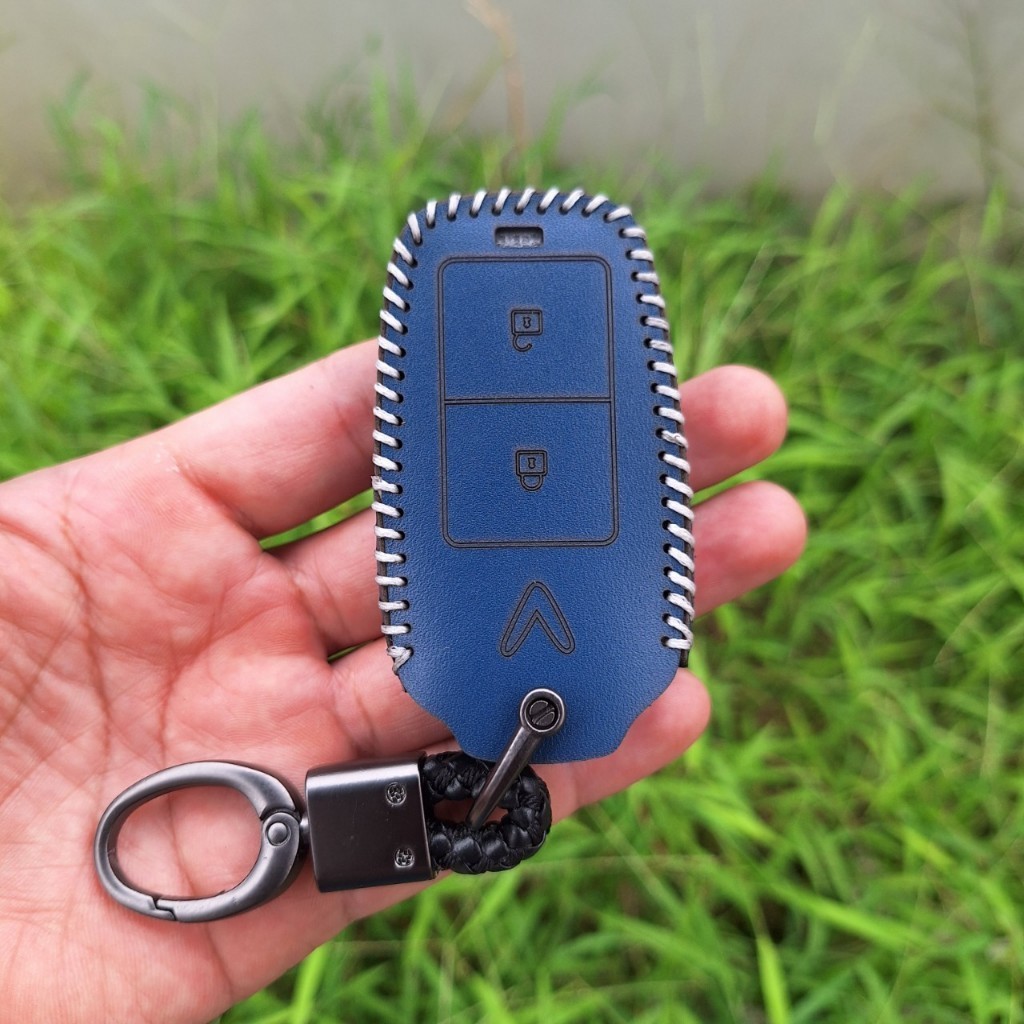 Bao Da Chìa Khóa Vinfast VF3, Ốp Chìa Khóa Vinfast Vf3, Bọc Chìa Khóa Vinfast Vf3 Da Bò Thật bảo hành 2 năm
