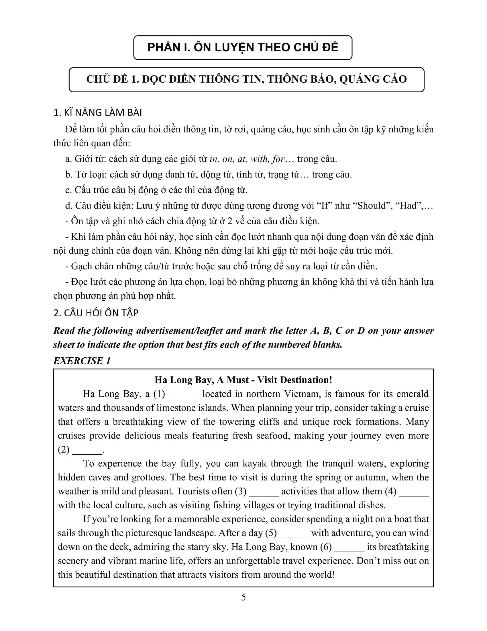 Sách - Ôn Luyện Thi Tốt Nghiệp THPT Theo Chương Trình GDPT Mới - Môn Tiếng Anh - ảnh 5