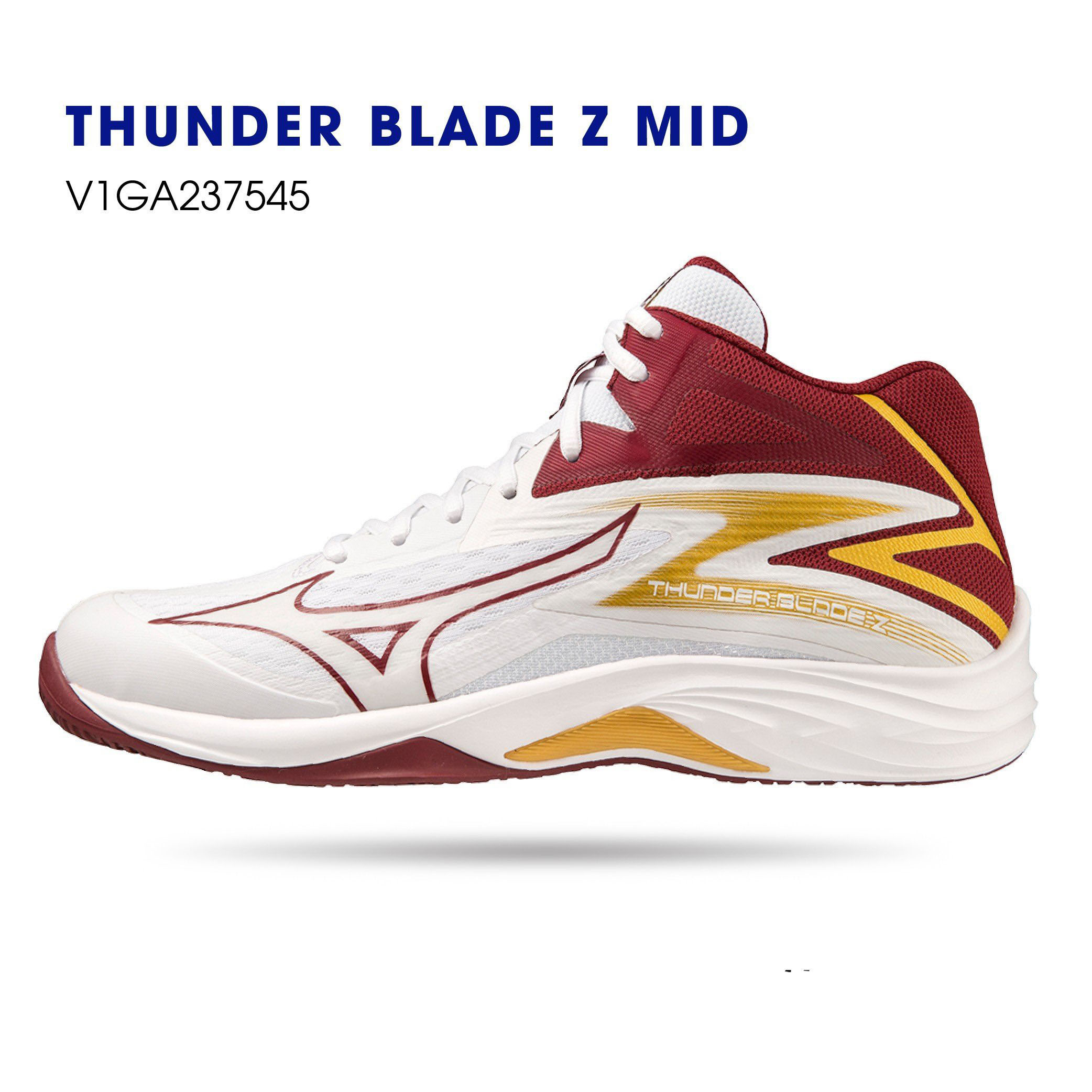 Giày cầu lông bóng chuyền mizuno Thunder Blade Z Mid V1GA237545 - tặng tất thể thao bendu