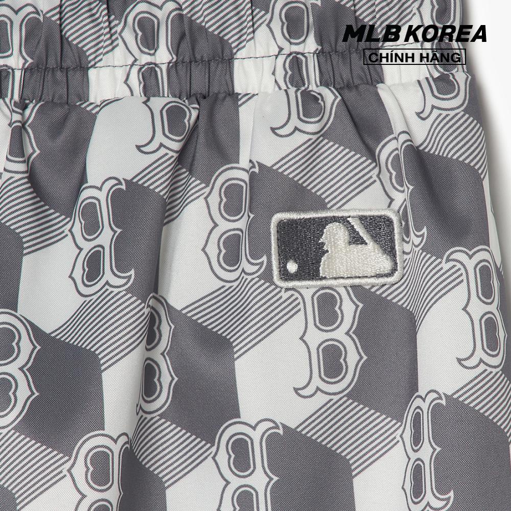 MLB - Quần jogger nữ lưng thun Cube Monogram 3FWPM0231