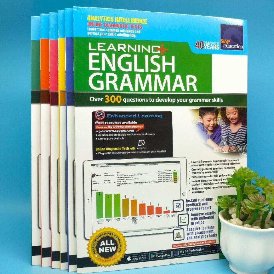 SAP Learning English Grammar - 6 Books | Bản Nhập Khẩu