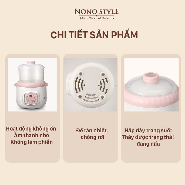 Nồi Tiềm Đa Năng LOTOR D8 (0,8L) - Hàng Chính Hãng