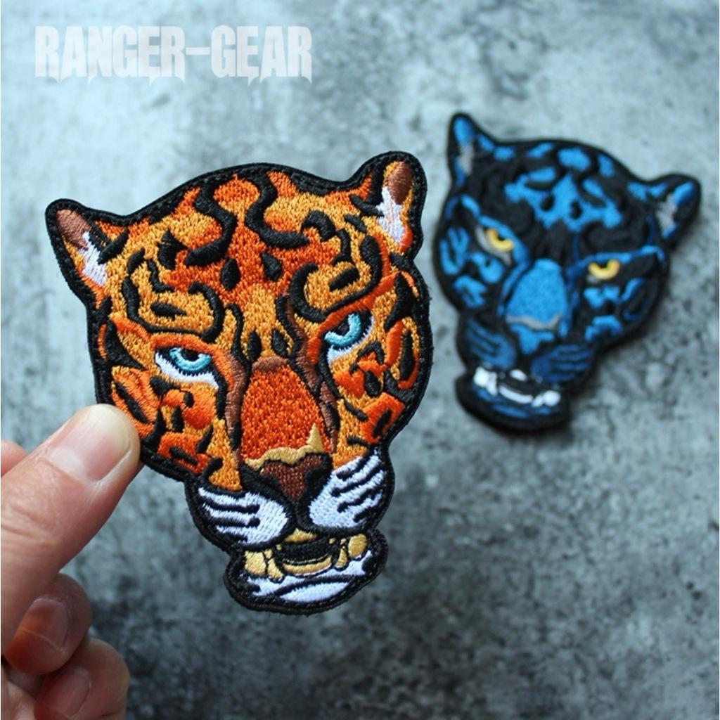 Patch_velcro thêu hình báo đốm dán ba lô_quần áo_túi xách