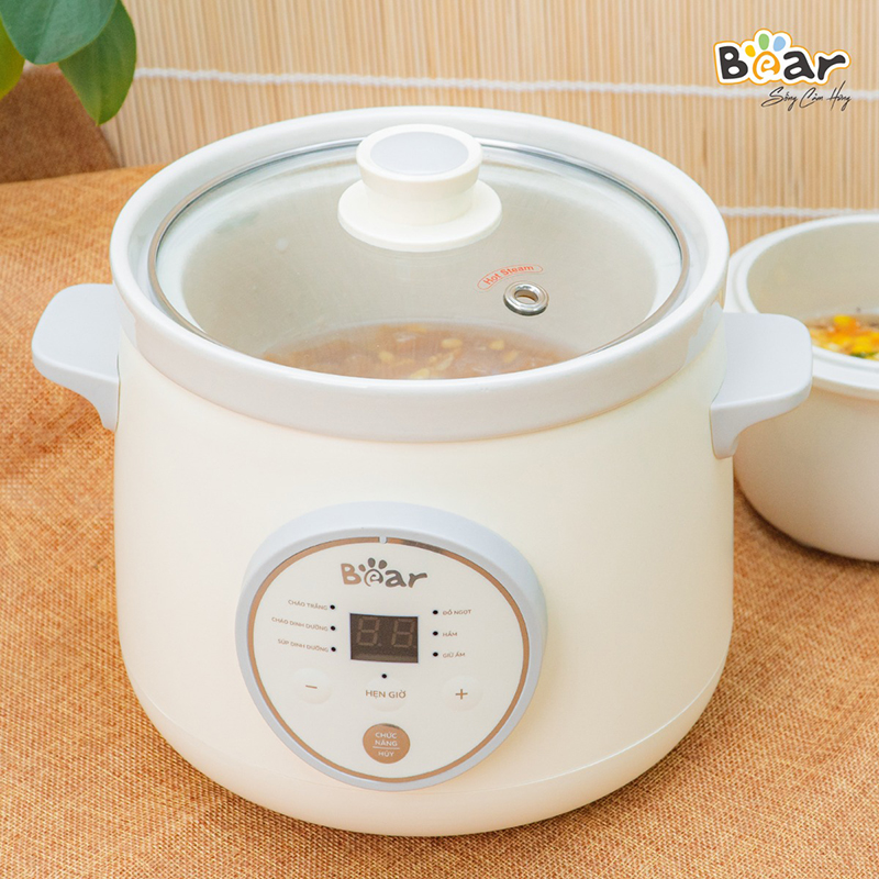 Nồi nấu chậm 1.5L Bear SB-NNC15 (120W) - Hàng chính hãng